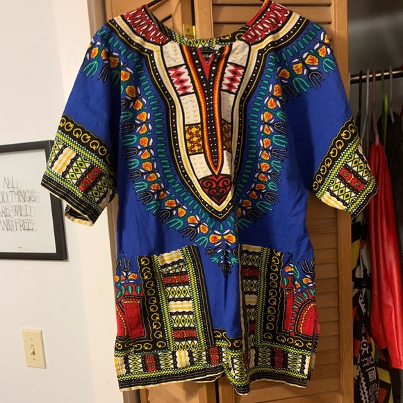 Tops - Colorful Dashiki Tunic